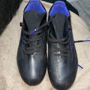 Adidas Boys X Speedflow.1 FG Soccer Cleats Size 5.5  FY3283 Black